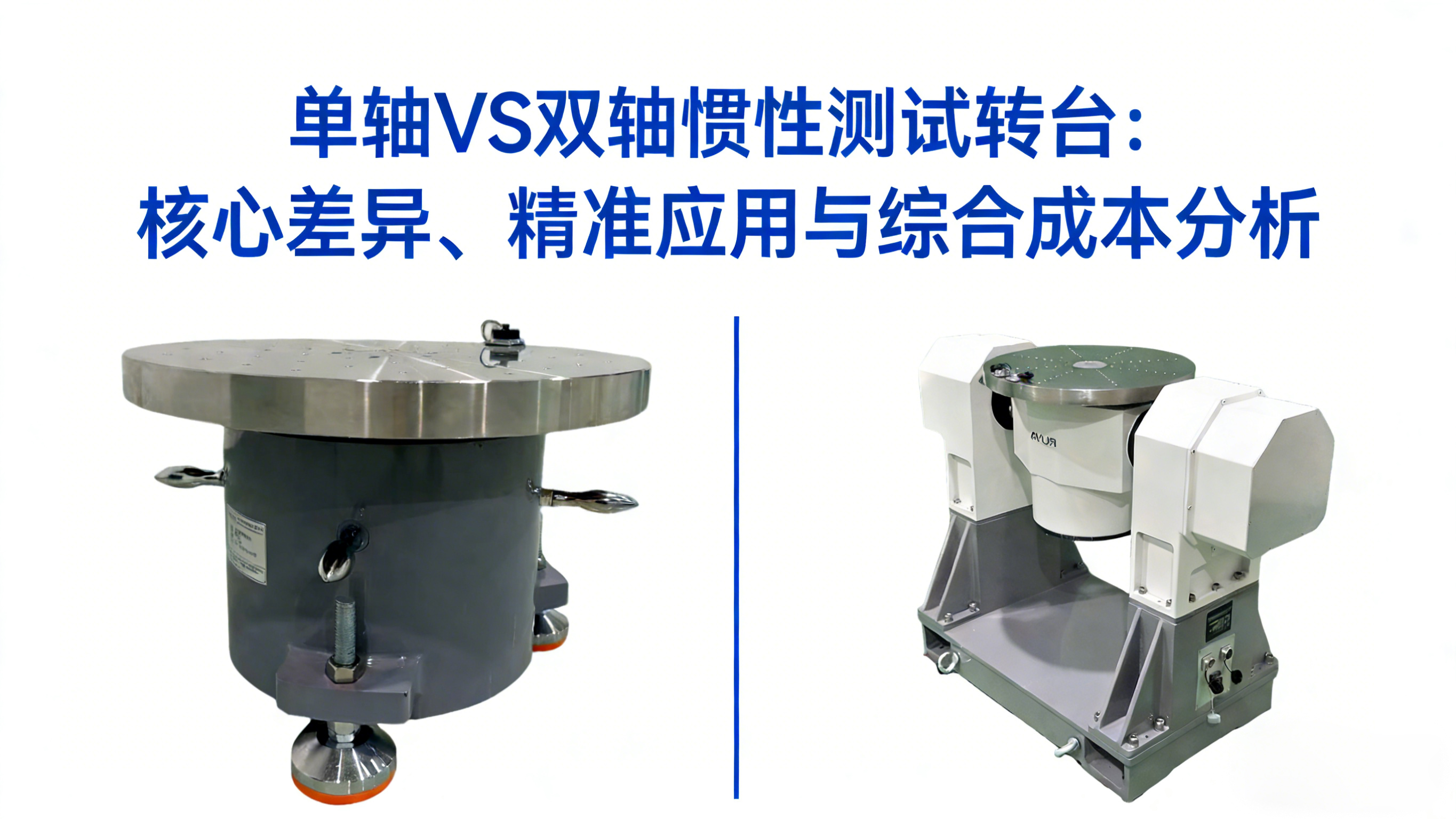 單軸與雙軸慣性測(cè)試轉(zhuǎn)臺(tái)： 核心差異、精準(zhǔn)應(yīng)用與綜合成本分析